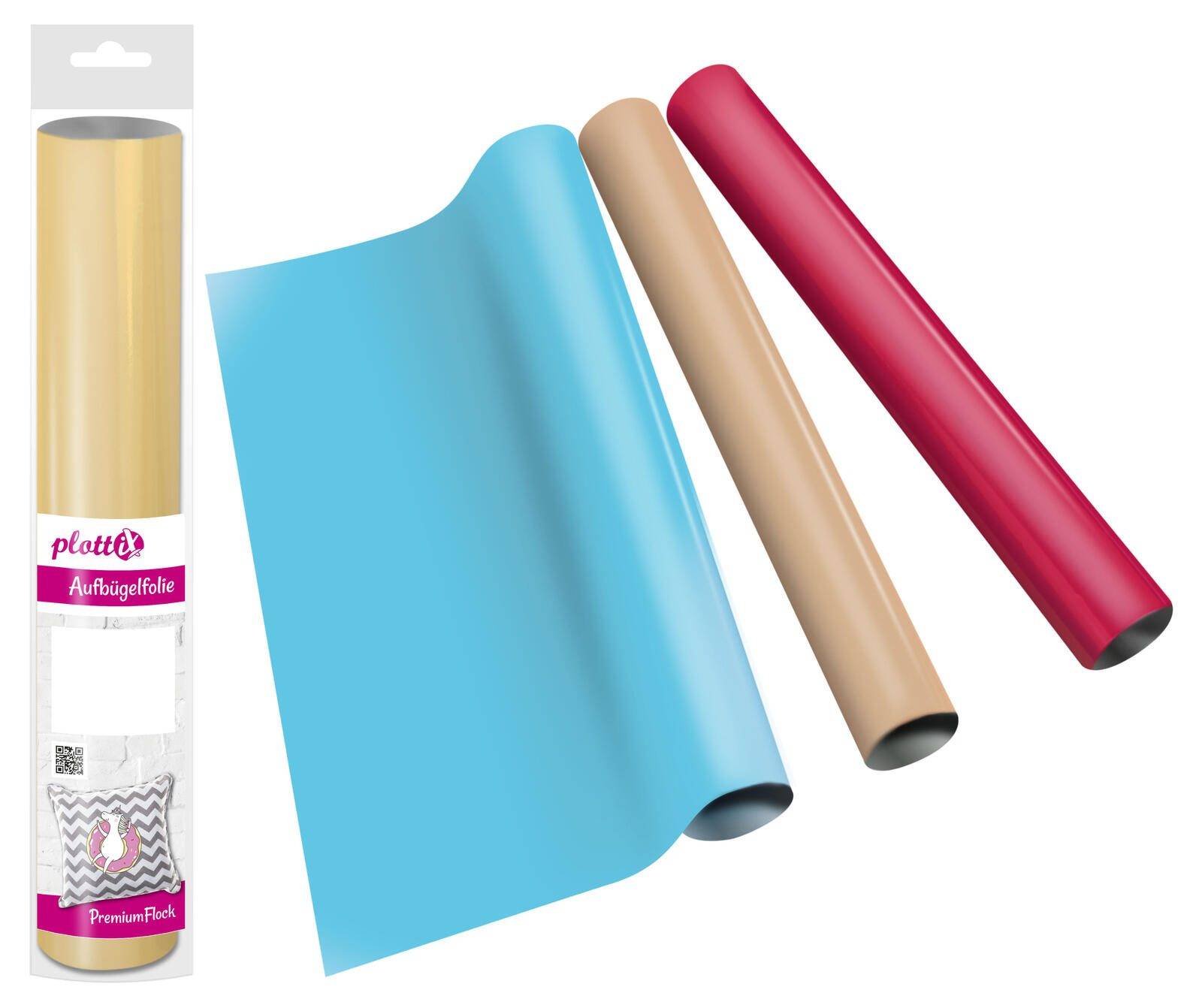 Plottix PL0101365 - PremiumFlock - 32cm x 50cm - Türkis