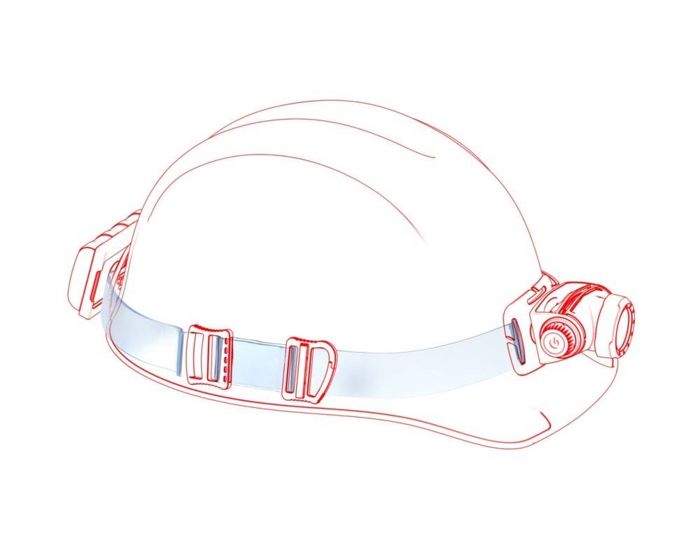 LED LENSER® Silikon Kopfband 502451