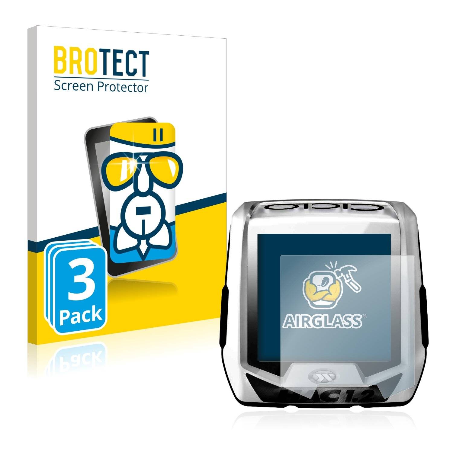 3x BROTECT AirGlass Schutzglas Folie für Ciclo HAC