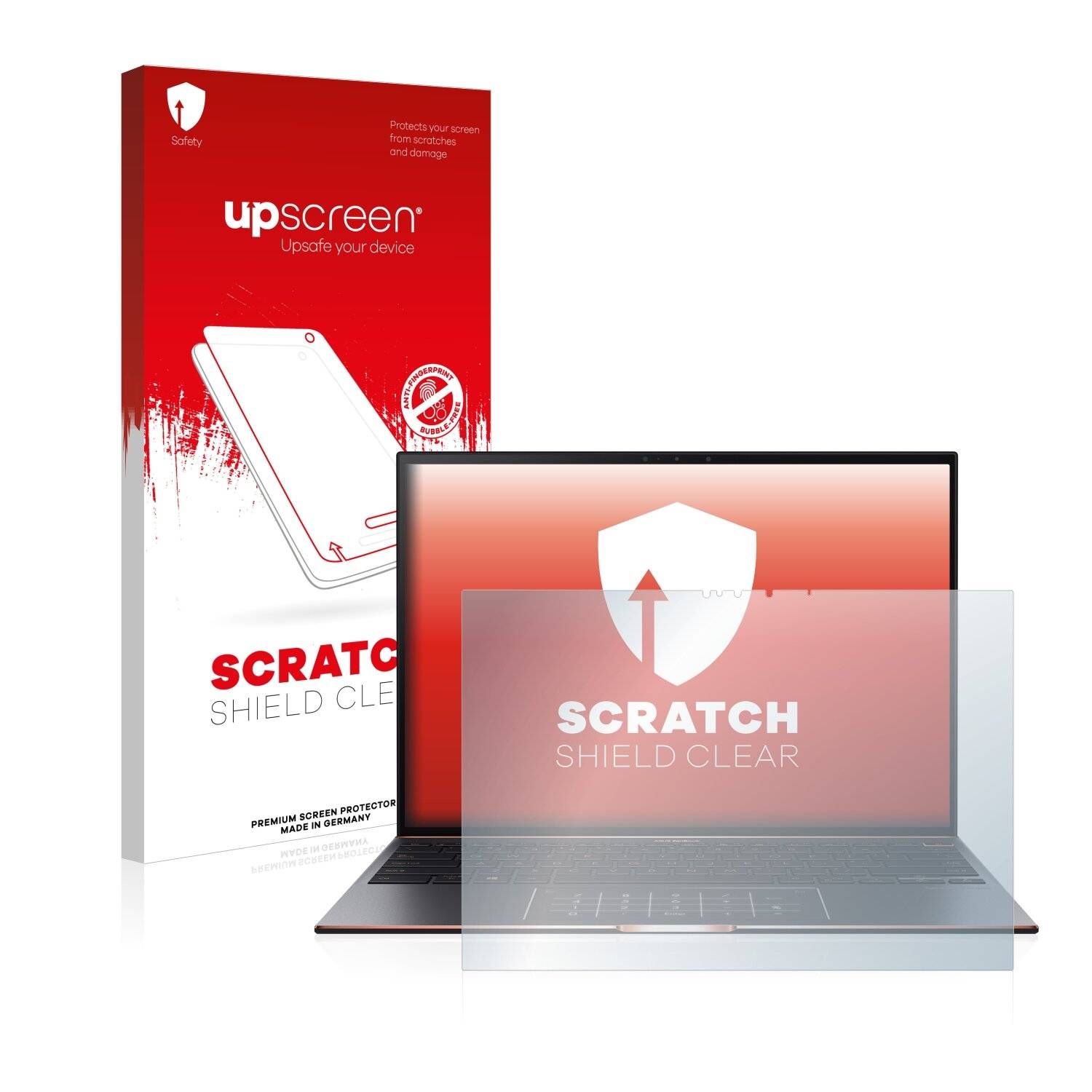 upscreen Scratch Shield Clear Premium Displayschutzfolie für Asus ZenBook S
