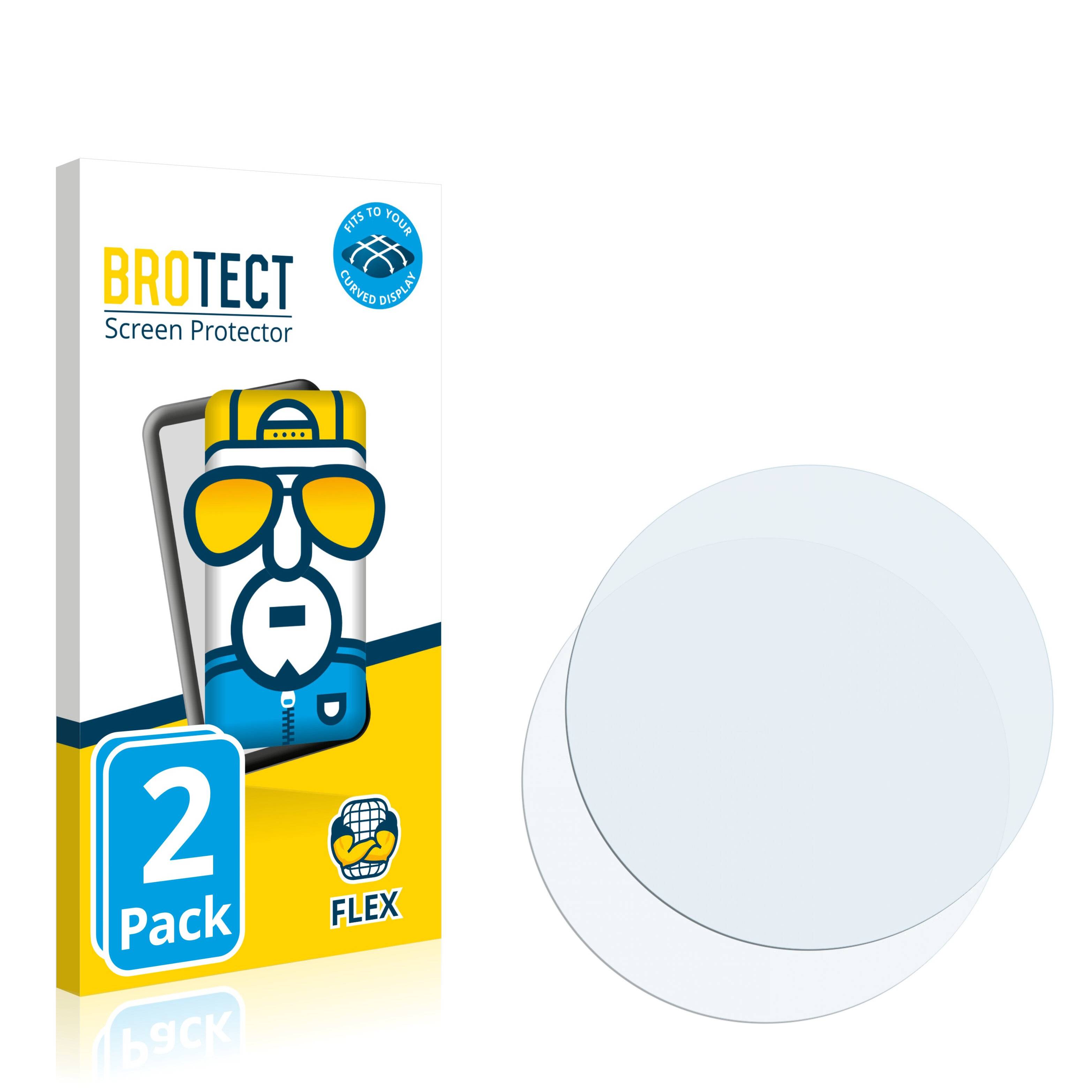 2x BROTECT Flex Full-Cover Displayschutzfolie für Garmin Tactix 7 Pro
