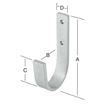 Vormann Hängs dran Universalhaken 87X32X39X15 verzinkt