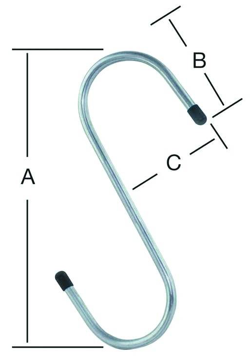 Vormann Hängs dran S-Haken 175X65X52 mm verzinkt