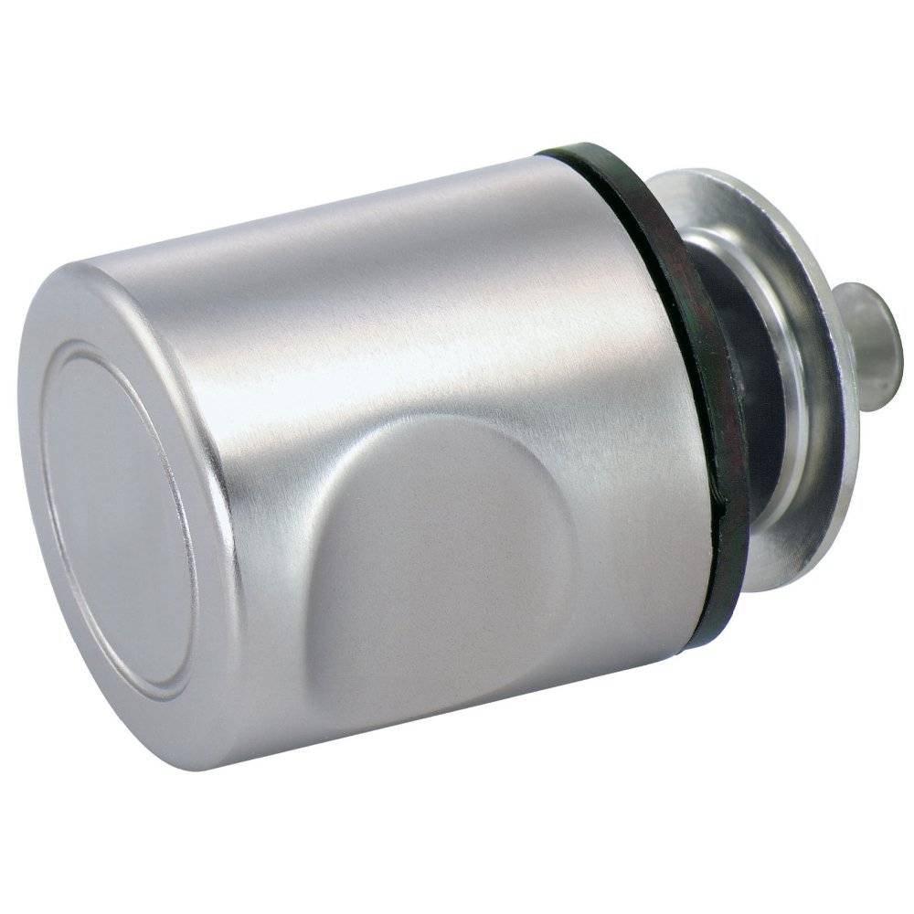 Eine silberne, zylindrische Motorkomponente mit metallischer Oberfläche, wahrscheinlich für elektronische oder mechanische Geräte zur Erzeugung von Rotationsbewegungen verwendet.