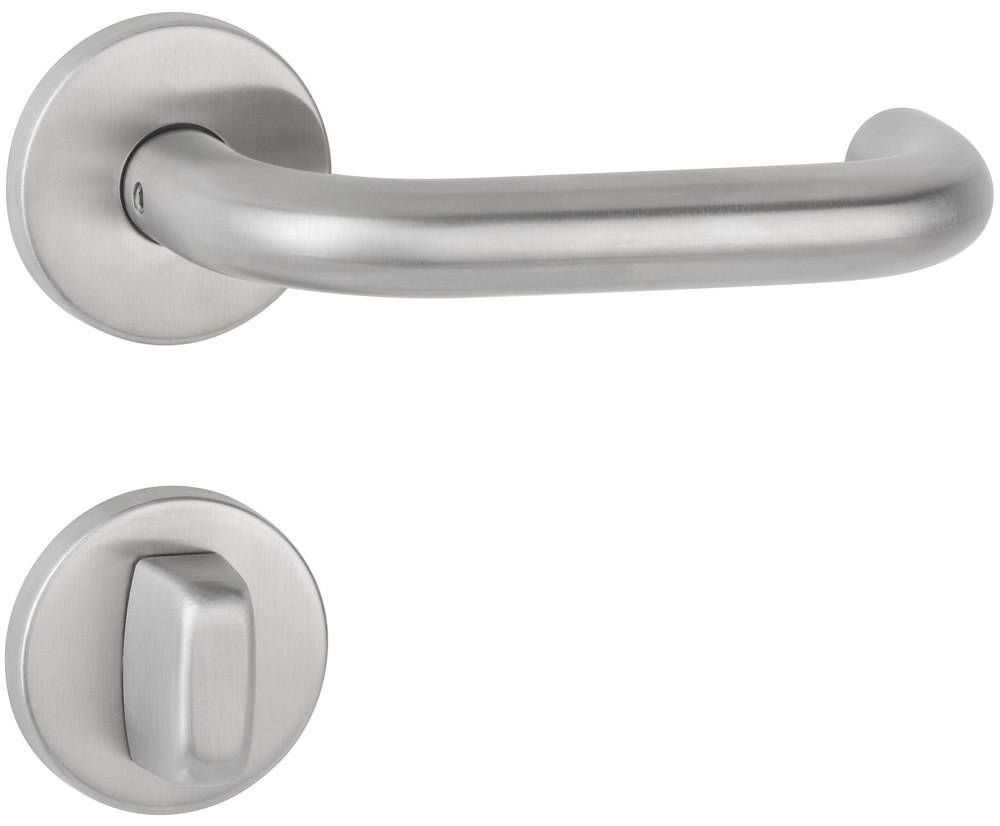 Hermat BAD Drückergarnitur 1801 BASIC 01 - Klasse 4 *1801.KL4/2073.M/RW.BAD-60*