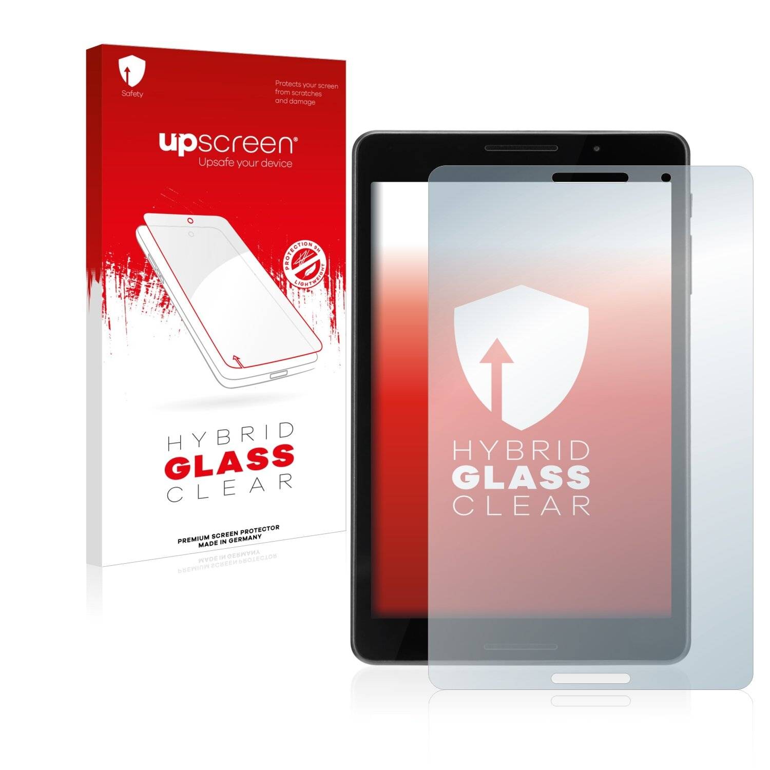 upscreen Hybrid Glass Clear Premium Schutzglas Folie für ZTE Grand X View