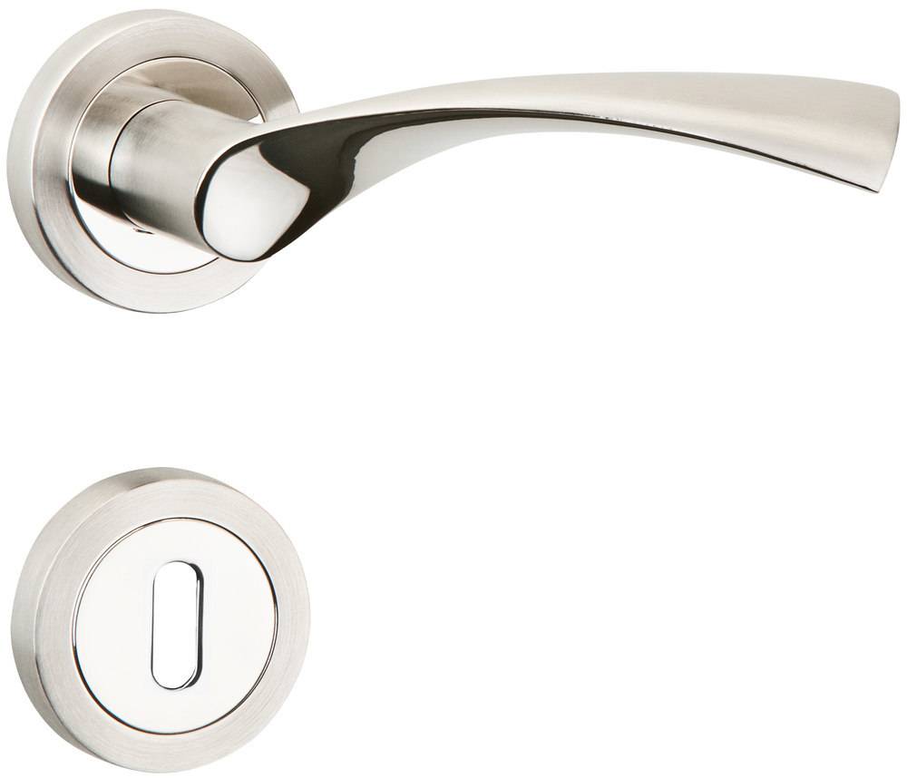 Hermat ZT - Drückergarnitur 1290 TWIST *1290.BIC/2331.SC.BB-63*