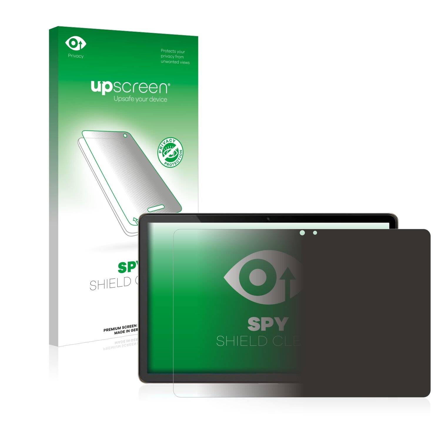 upscreen Spy Shield Clear Premium Blickschutzfolie für Blackview Tab 10 Slim (im