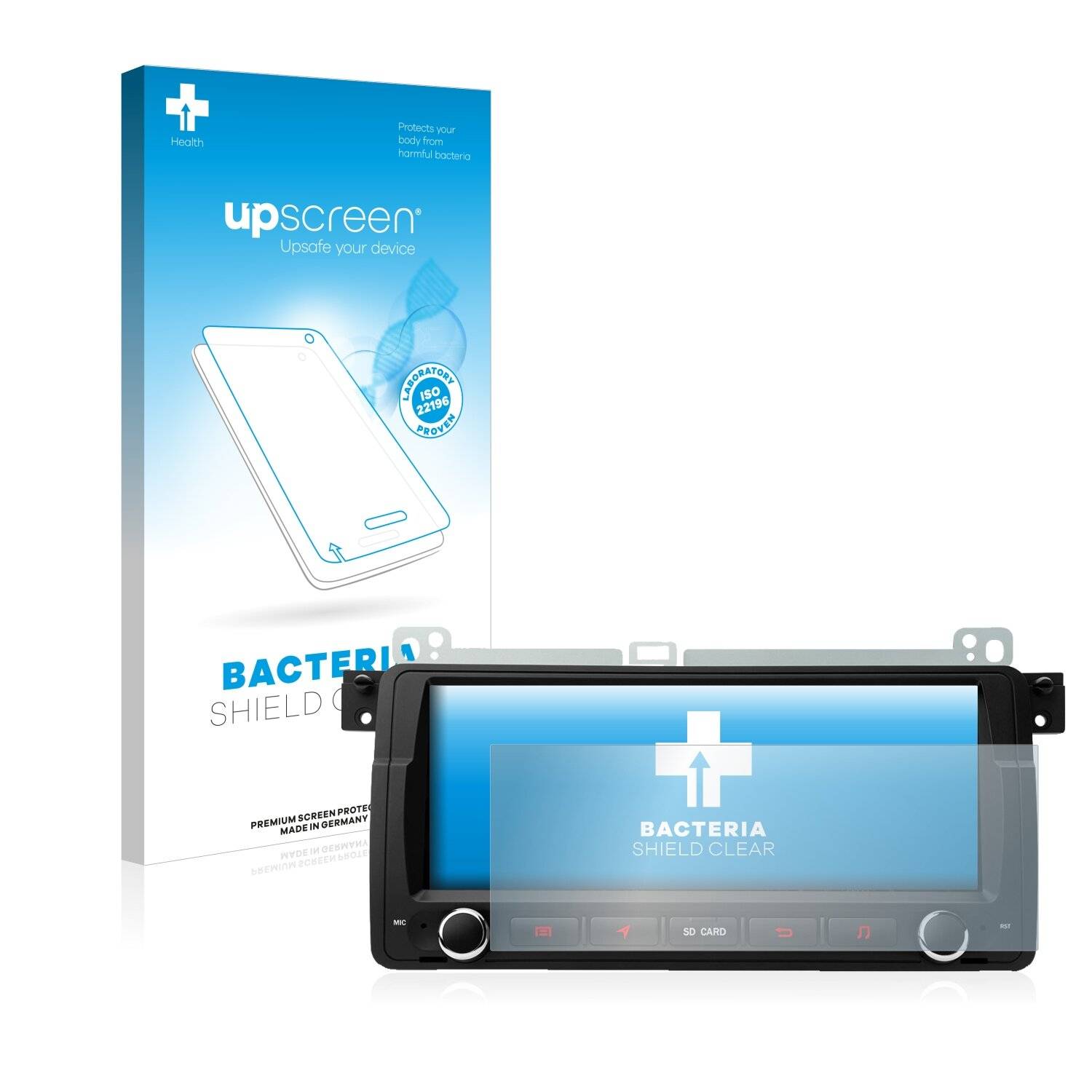 upscreen Bacteria Shield Clear Premium Antibakterielle Displayschutzfolie für Xtrons