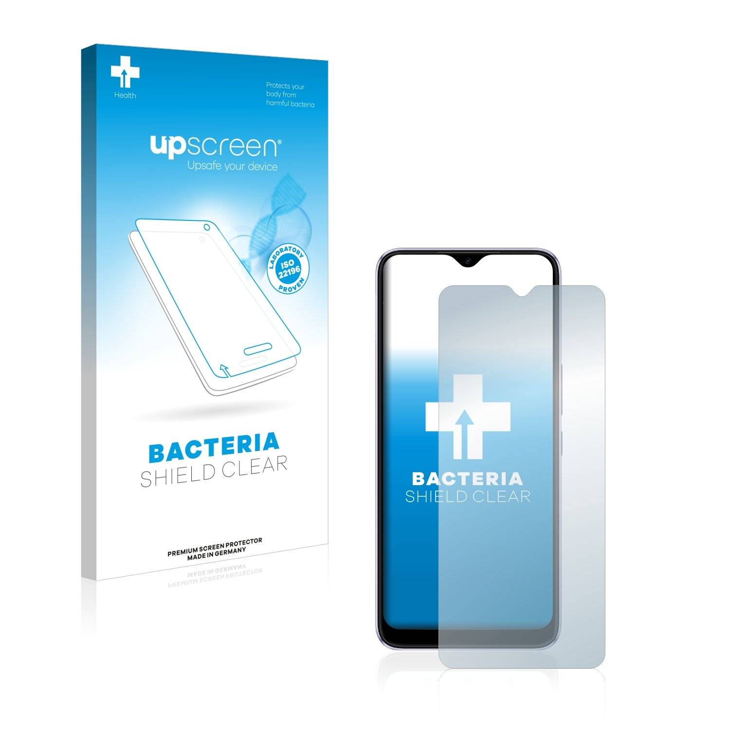 upscreen Bacteria Shield Clear Premium Antibakterielle Displayschutzfolie für Infinix Hot