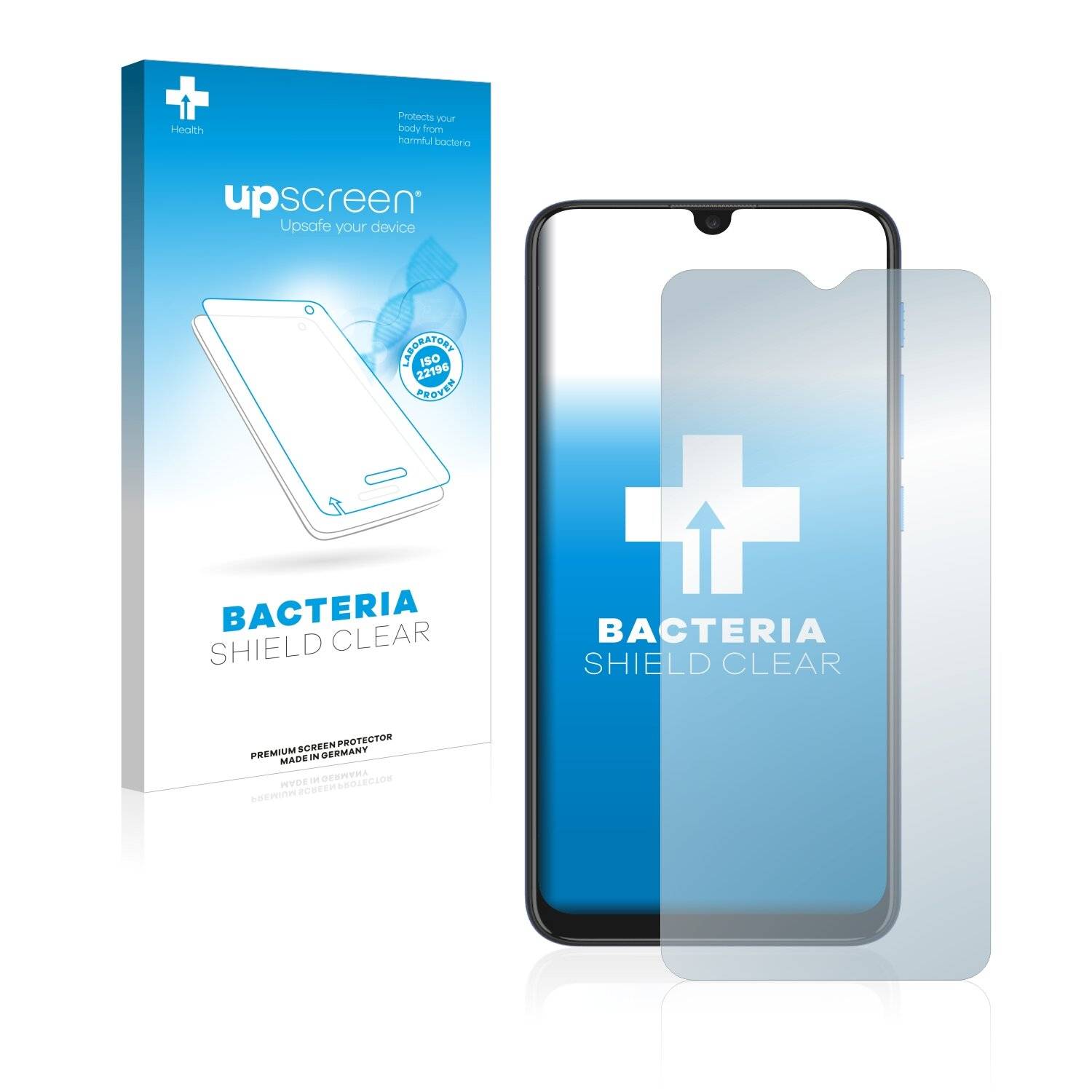 upscreen Bacteria Shield Clear Premium Antibakterielle Displayschutzfolie für Motorola Moto