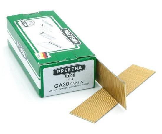 1,2x30mm Nägel Stifte ohne Kopf GA30CNKHA für Pin Nagler Prebena 2M-GA32SDS BeA Haubold Stanley 5M
