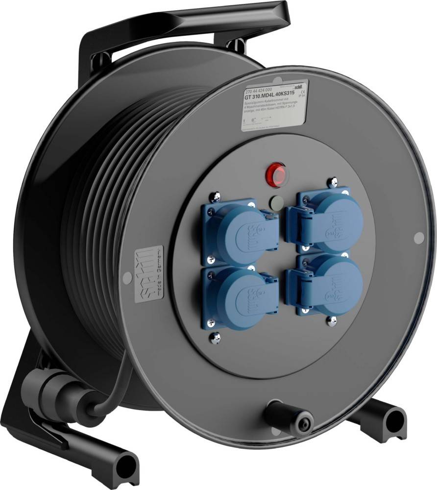 Schill Spezialgummi-Kabeltrommel GT 310.MD4L.40KS315