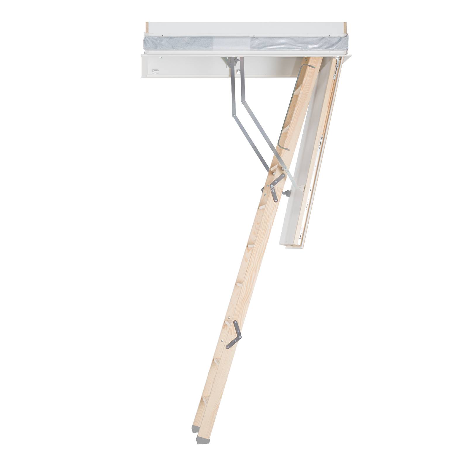 Roto Bodentreppe Designo Passivhaus bis 280cm Raumhöhe 140x70cm Rohbaumaß