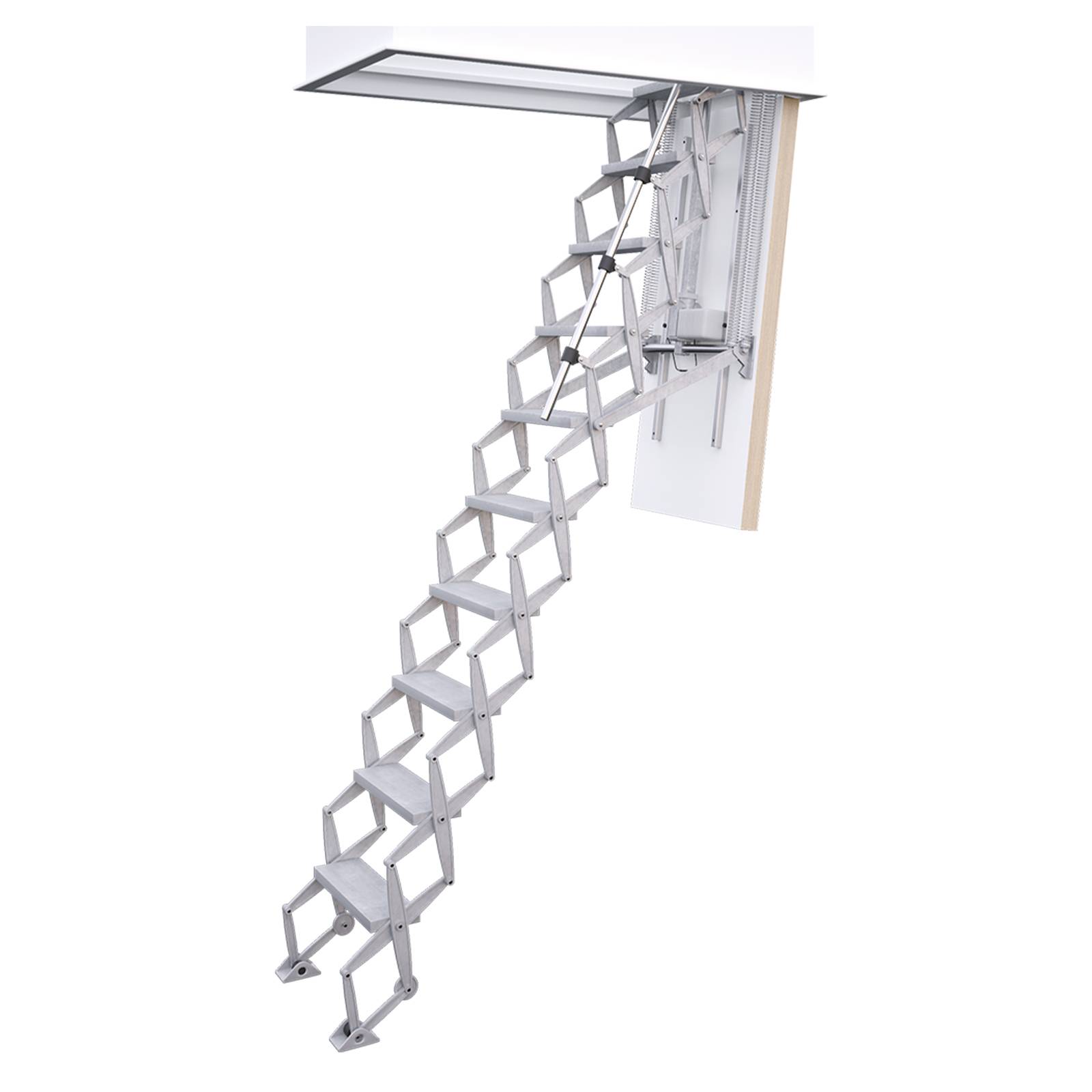 Roto Scherentreppe Elektro bis 279cm Raumhöhe 120x70cm Rohbaumaß