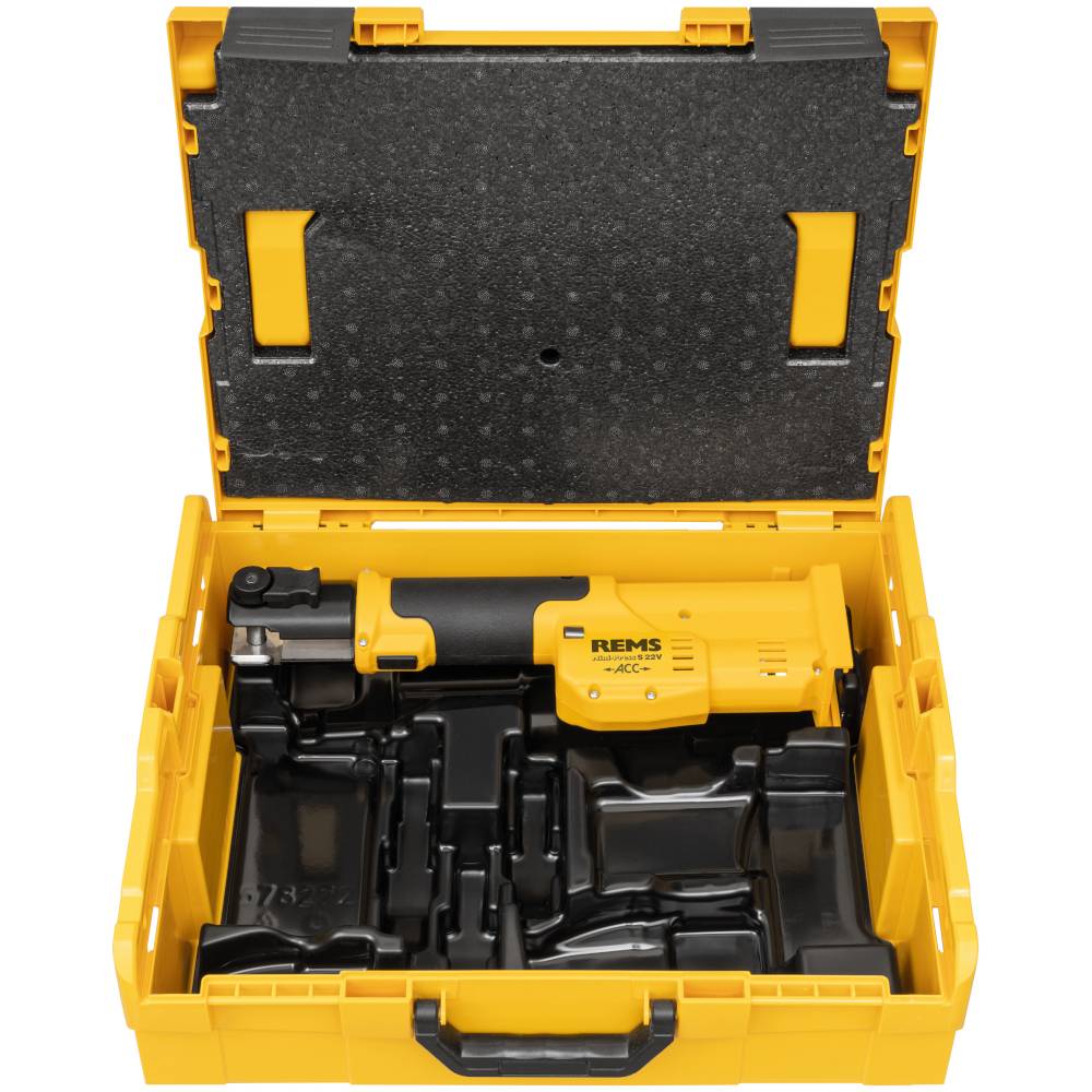 REMS Mini-Press S 22V ACC - Akku-Radialpresse 22 kN - Ø 10 bis 40 mm - nur Radailpresse in L-Boxx - Preis per Set