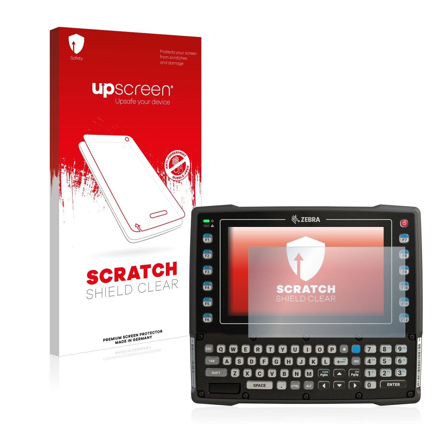 upscreen Scratch Shield Clear Premium Displayschutzfolie für Zebra