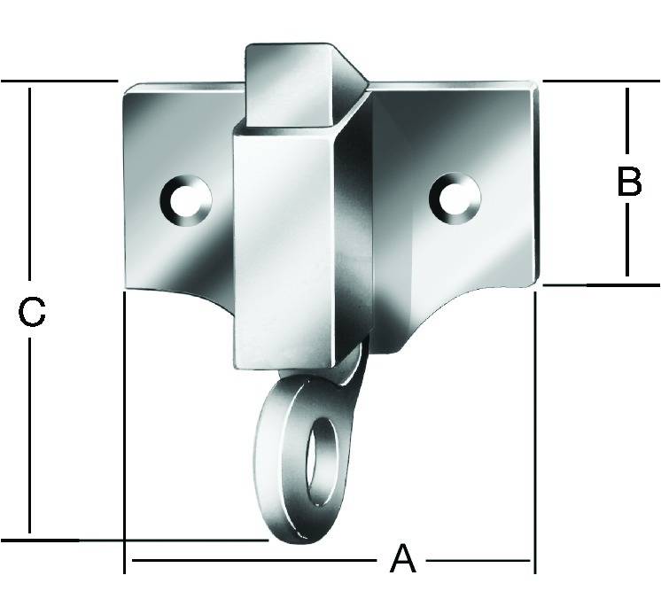 Vormann Oberlichtschnäpper, verzinkt 45x20x60 mm