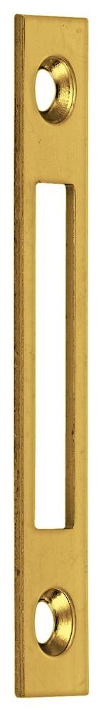 Junie Schließblech 2551 60x10 mm kantig vermessingt