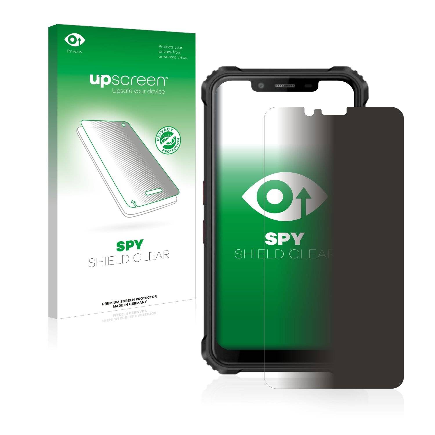 upscreen Spy Shield Clear Premium Blickschutzfolie für Oukitel