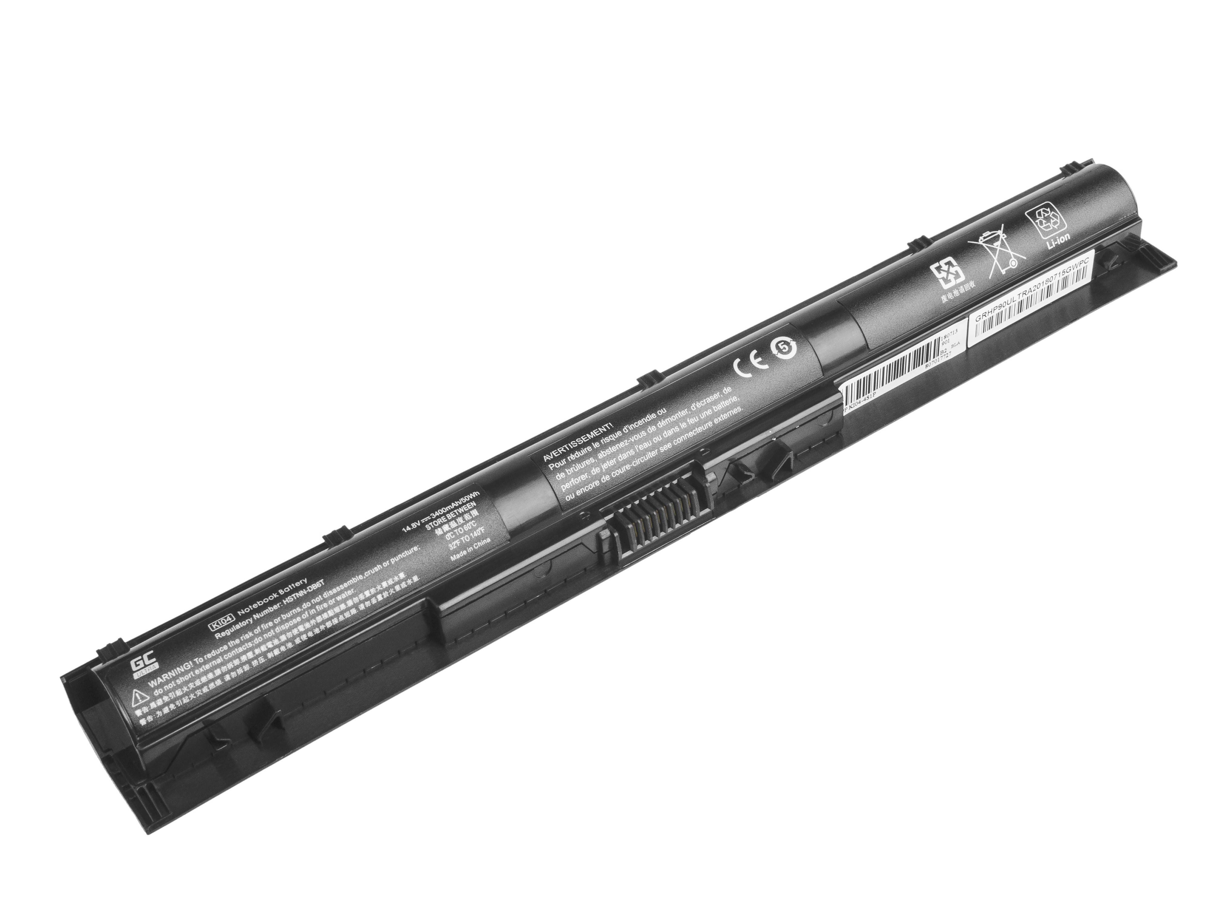 Laptop-Akku für HP Pavilion 14-AB 15-AB 15-AK 17-G - 14.4V - 3400mAh