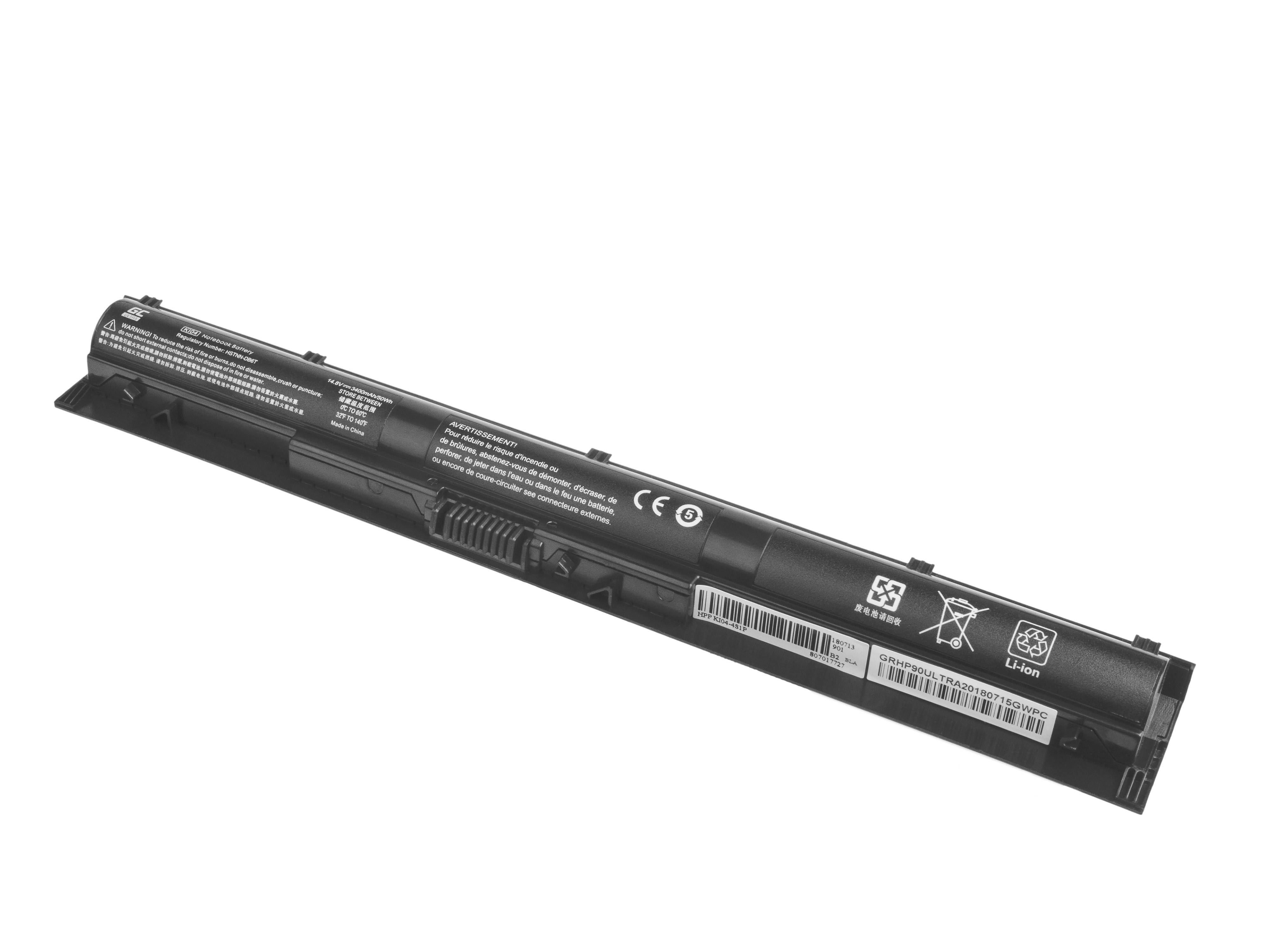 Laptop-Akku für HP Pavilion 14-AB 15-AB 15-AK 17-G - 14.4V - 3400mAh