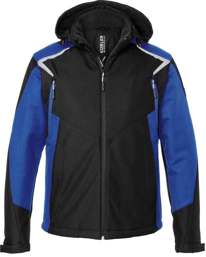 Winter-Softshelljacke BODYFORCE 13255375-9946-L Größe L Farbe schwarz / kbl.-blau