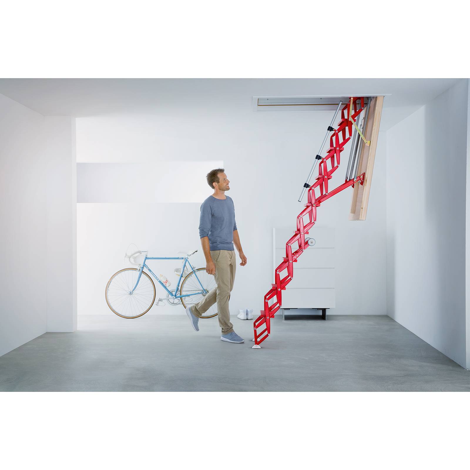 Roto Scherentreppe Exklusiv 2,79m max. Lichte Raumhöhe 120x60cm Rohbaumaß