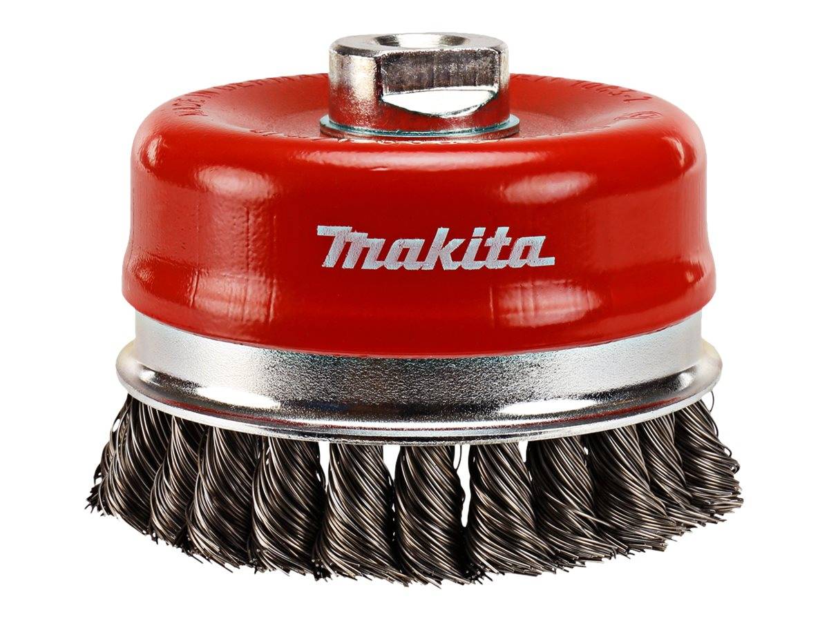 Makita - Drahttopfbürste - für Stahl, Farbe, Gussstahl, Rost, Schweißkanten
