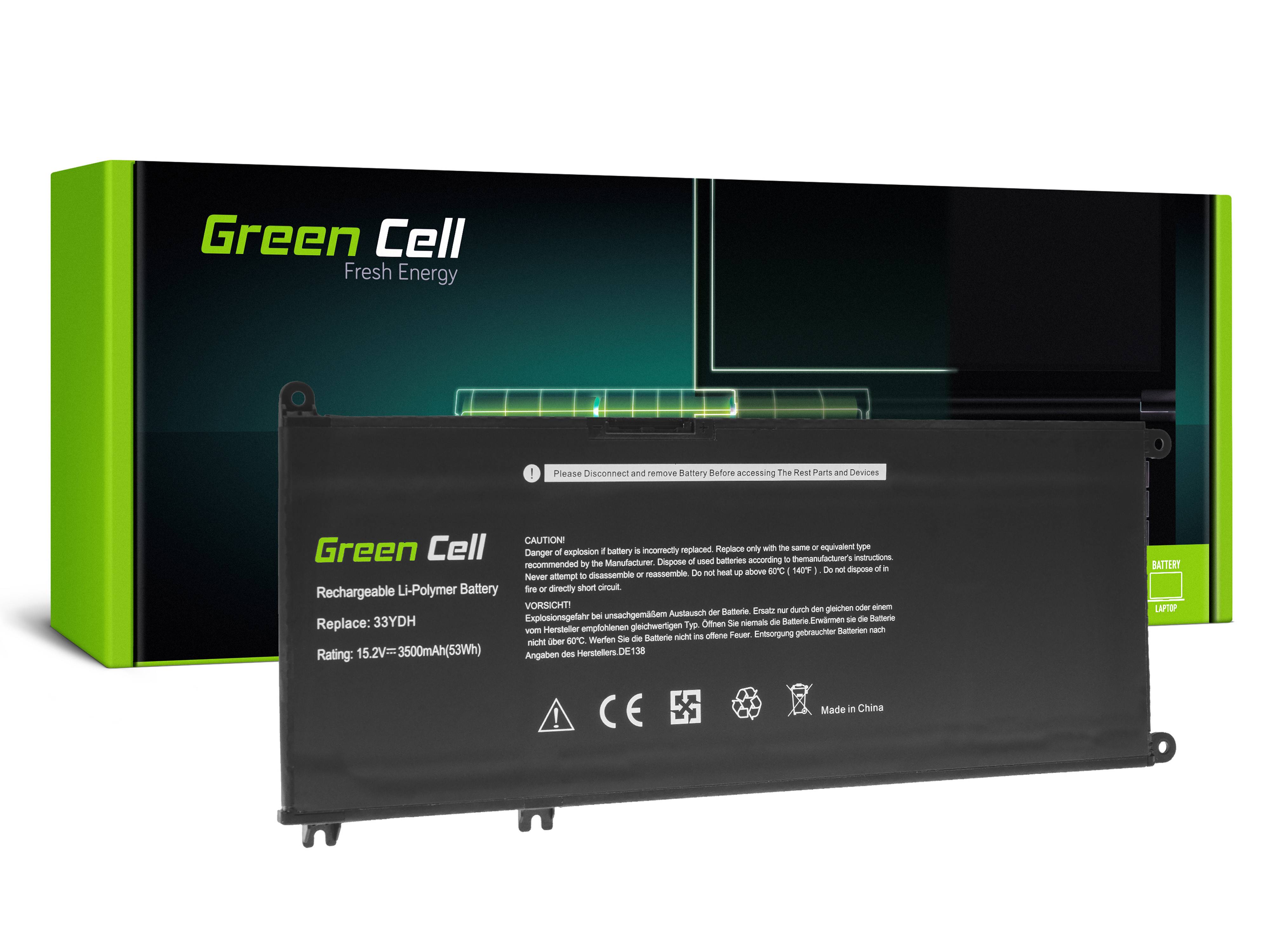 Laptop Akku 33YDH für Dell Inspiron G3 3579 3779 G5 G7 - 15.2V - 3500mAh
