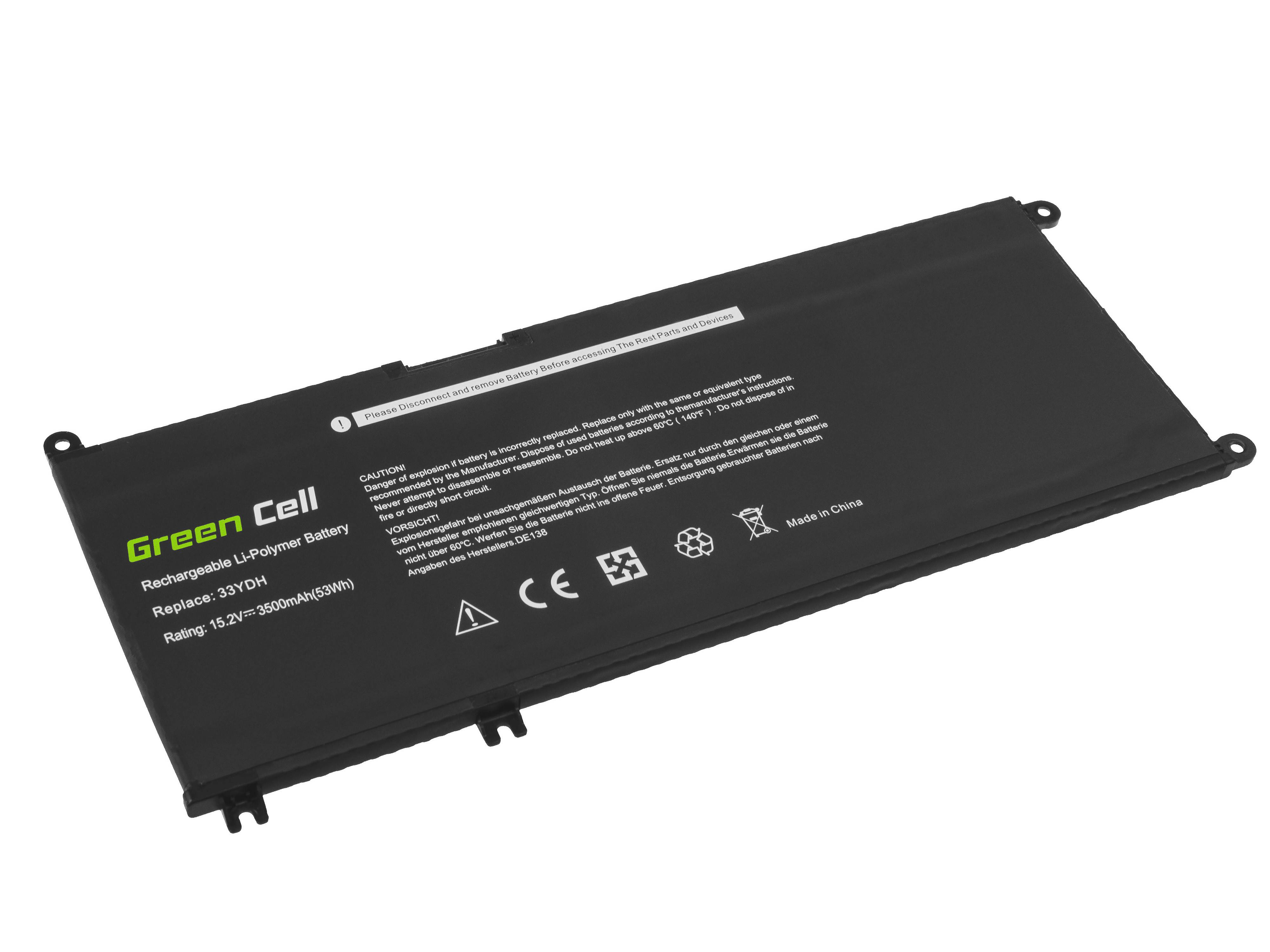 Laptop Akku 33YDH für Dell Inspiron G3 3579 3779 G5 G7 - 15.2V - 3500mAh