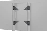 Heckler Design H497-BG - Gewindeadapter - Schwarz - Grau - Stahl - 200 x 200,200 x 300,200 x 400,300 x 400,300 x 300,30