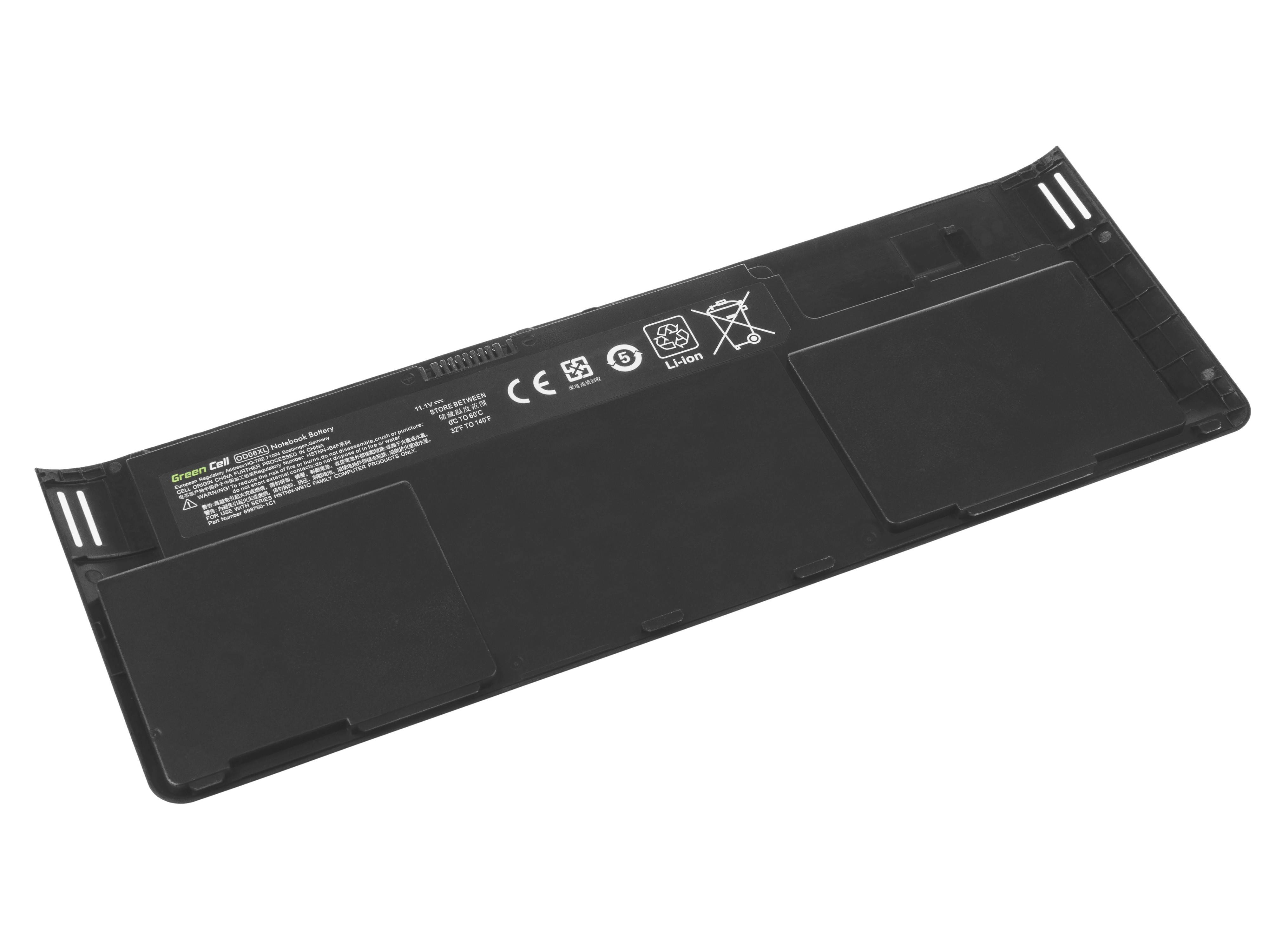 Laptop-Akku OD06XL HSTNN-IB4F für EliteBook 810 G1 - 11.1V - 3400mAh
