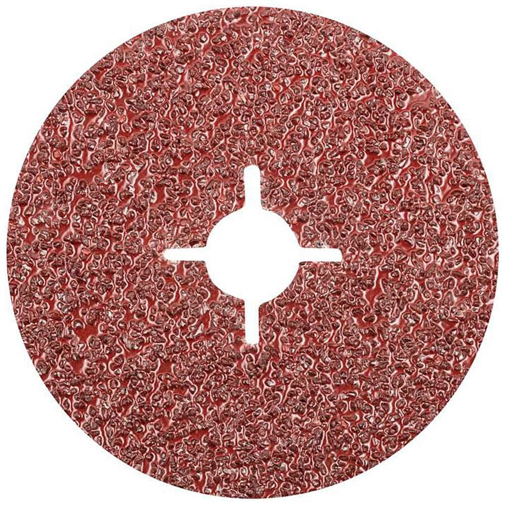 Fiberscheibe "PFERD" - Korund A - D x H 125 bis 22 mm - Korngröße 16 - Bezeichnung FS 125-22 A 16 - max. zul. Drehzahl 12200 min-¹ - VE 25 Stück