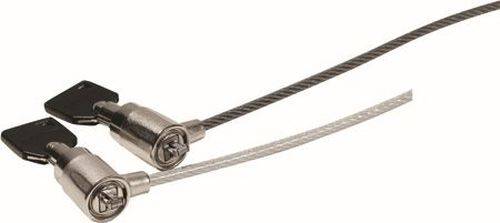 Dacomex Notebook Diebstahlsicherung mit 2 Schlössern (Schlösser haben gleiche Schlüssel, passen zu M