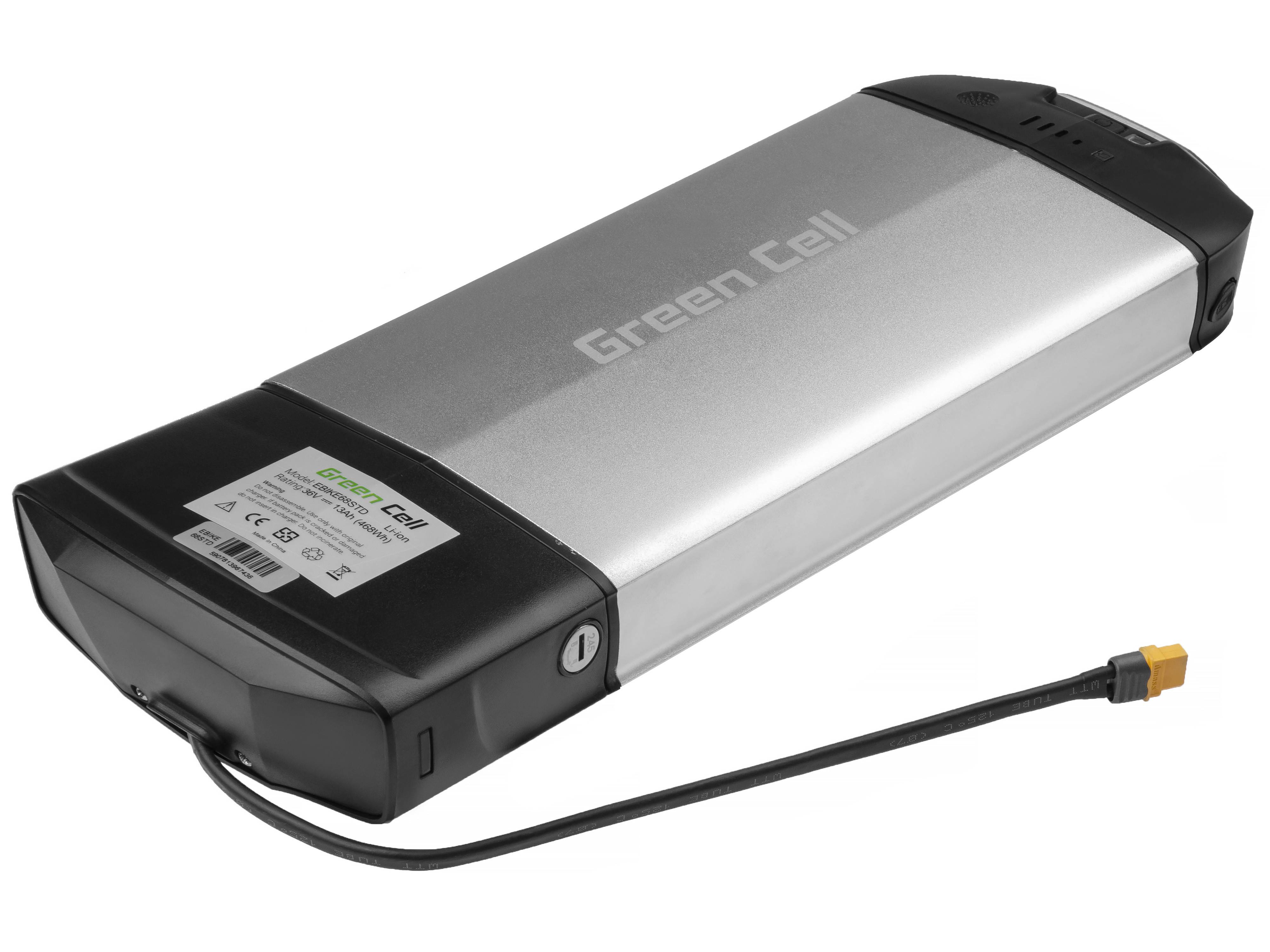 E-Bike Akku-Heckständer mit Ladegerät - 36V - 13Ah