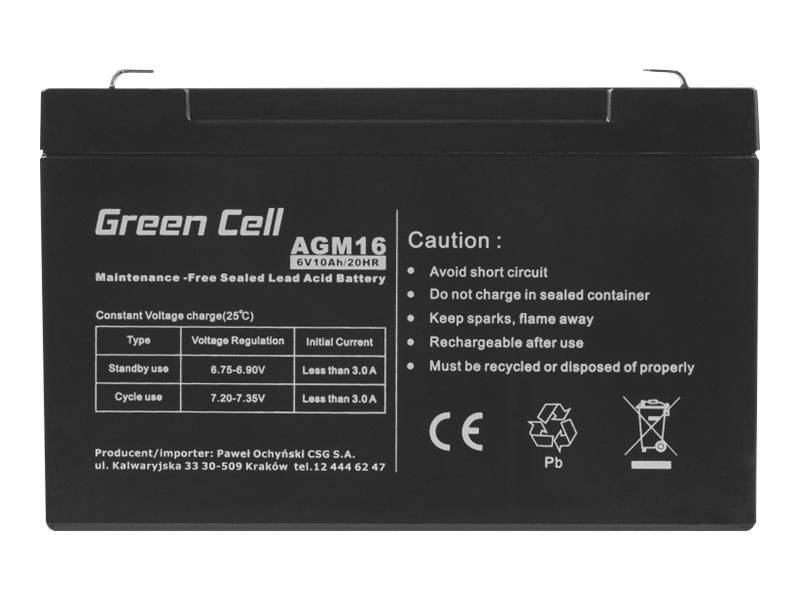 Green Cell - USV-Akku - 1 x Batterie - Sealed Lead Acid (SLA)