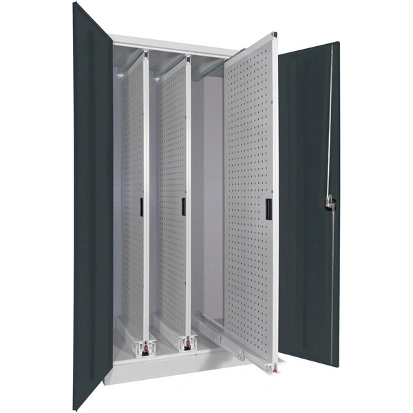 Vertikalauszugsschrank B1000xT600xH1950 mm 3 Wannen RAL 7035/7016 - Artikel: 7830947238 Vertikalauszugsschrank B1000xT600xH1950 mm 3 Wannen RAL 7035/7016 - Artikel: 7830947238