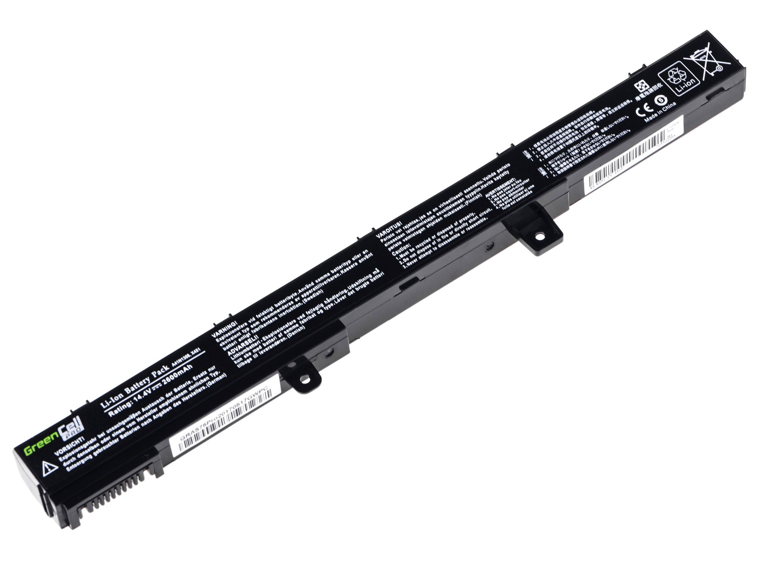 PRO Laptop Akku für Asus 550 750 - 11.4V - 2600mAh