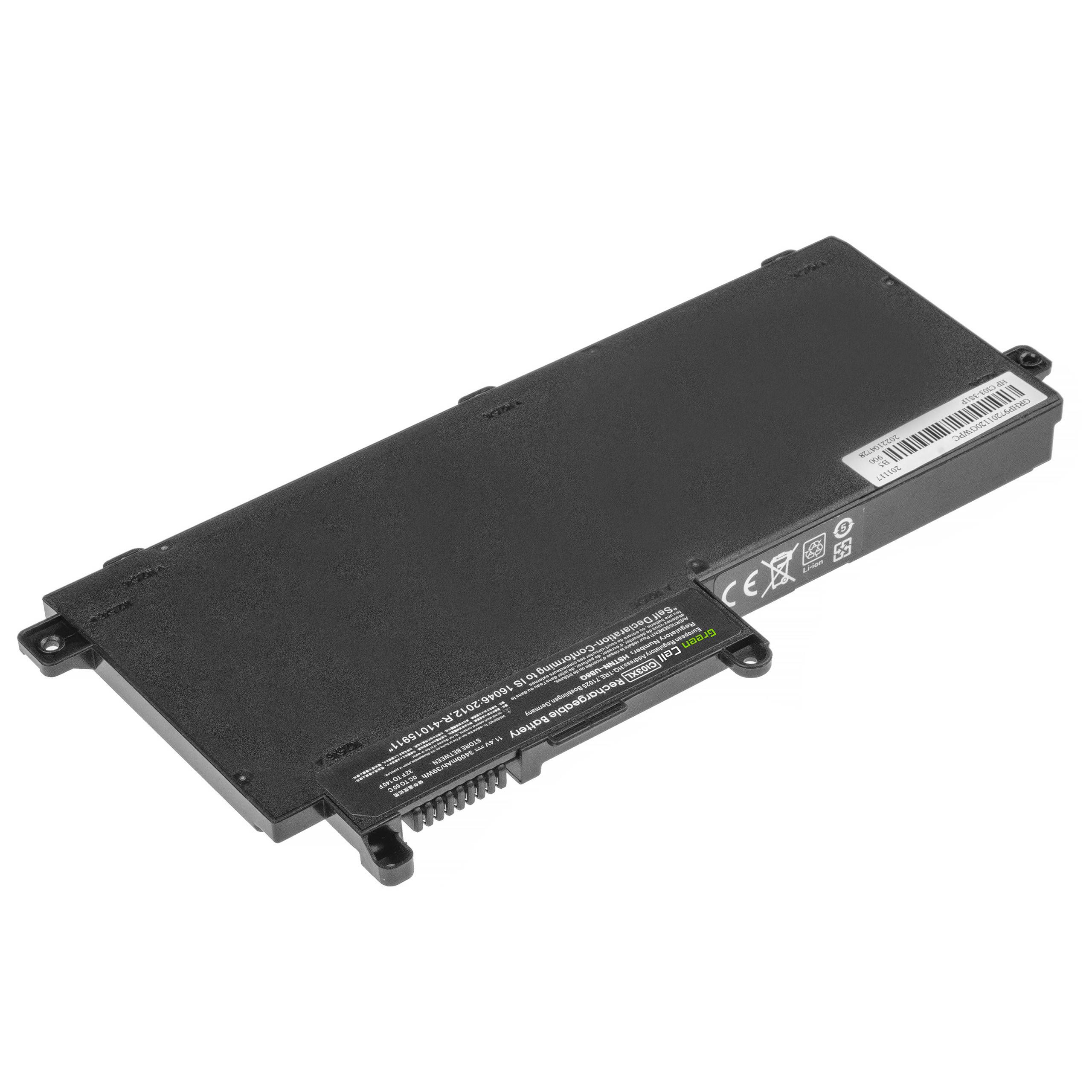 Laptop-Akku CI03XL für HP ProBook - 11,4V - 3400mAh