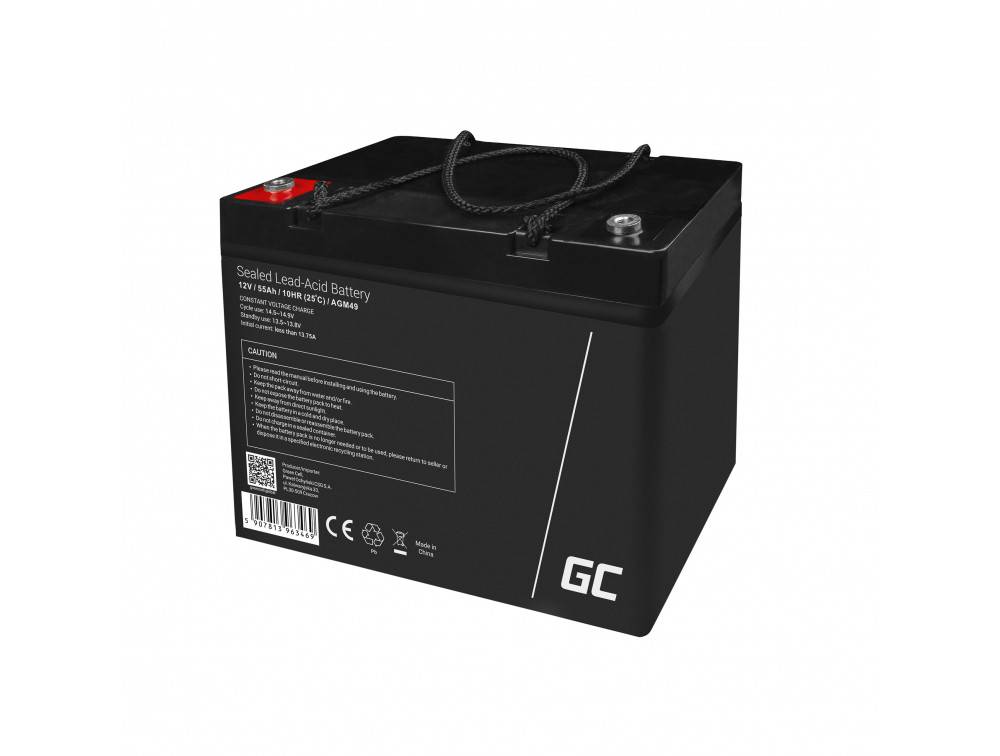 AGM-Batterie Blei-Säure VRLA - 12V - 55Ah