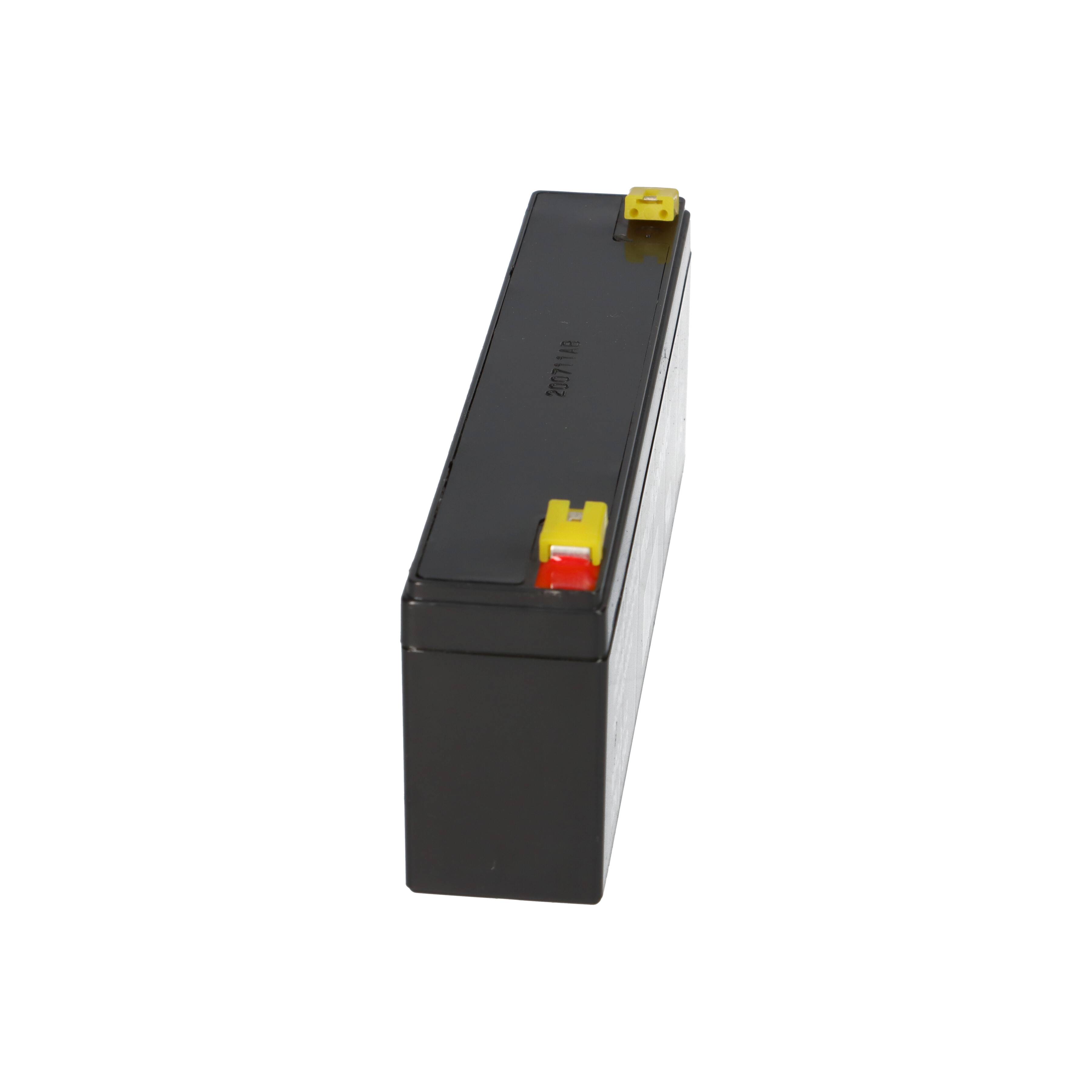 multipower MP2.2-12 – 12 V 2,3 Ah AGM Bleiakku (VRLA), VdS G107033, Faston 4,8 mm
