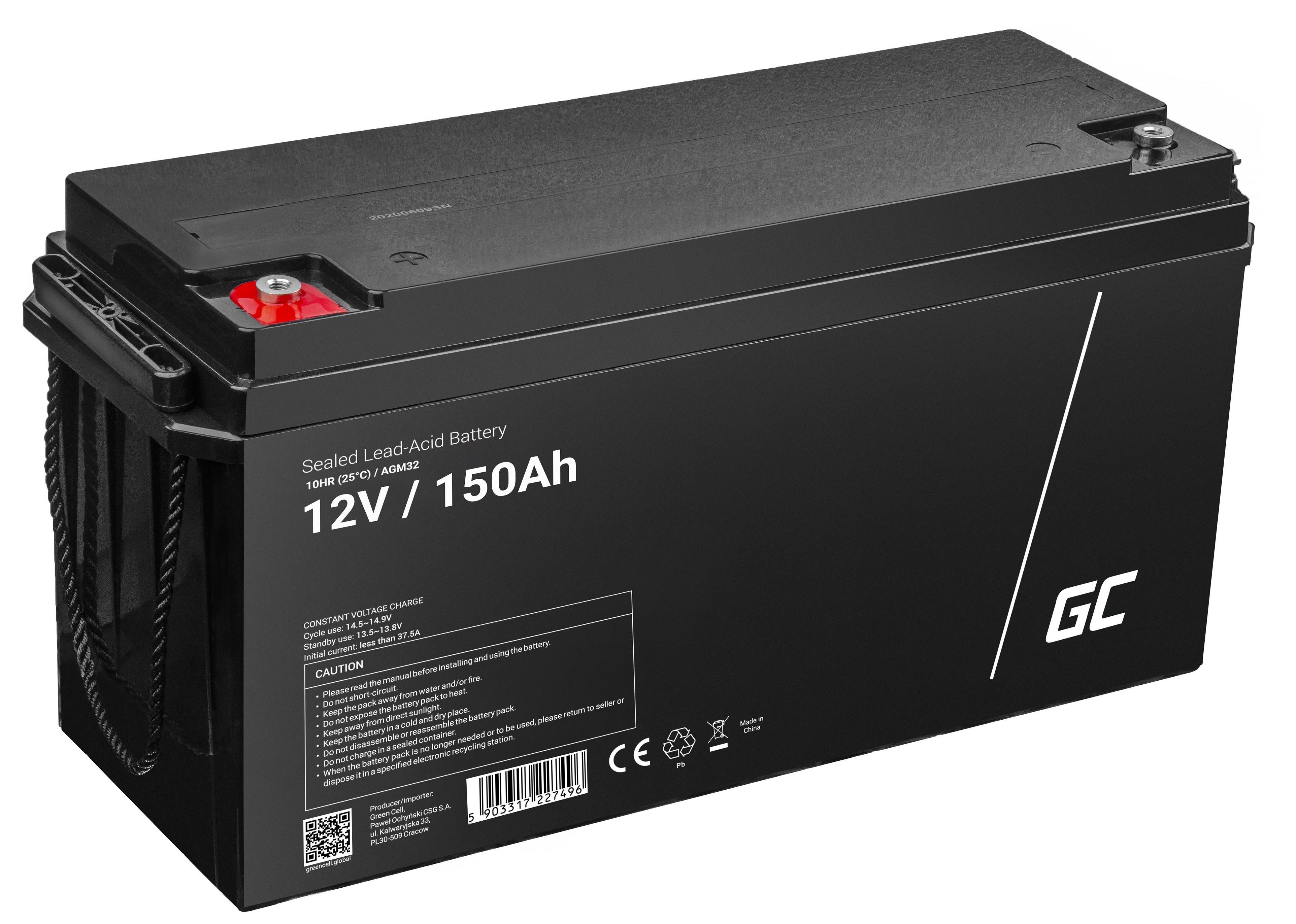 AGM-Batterie Blei-Säure VRLA - 12V - 150Ah