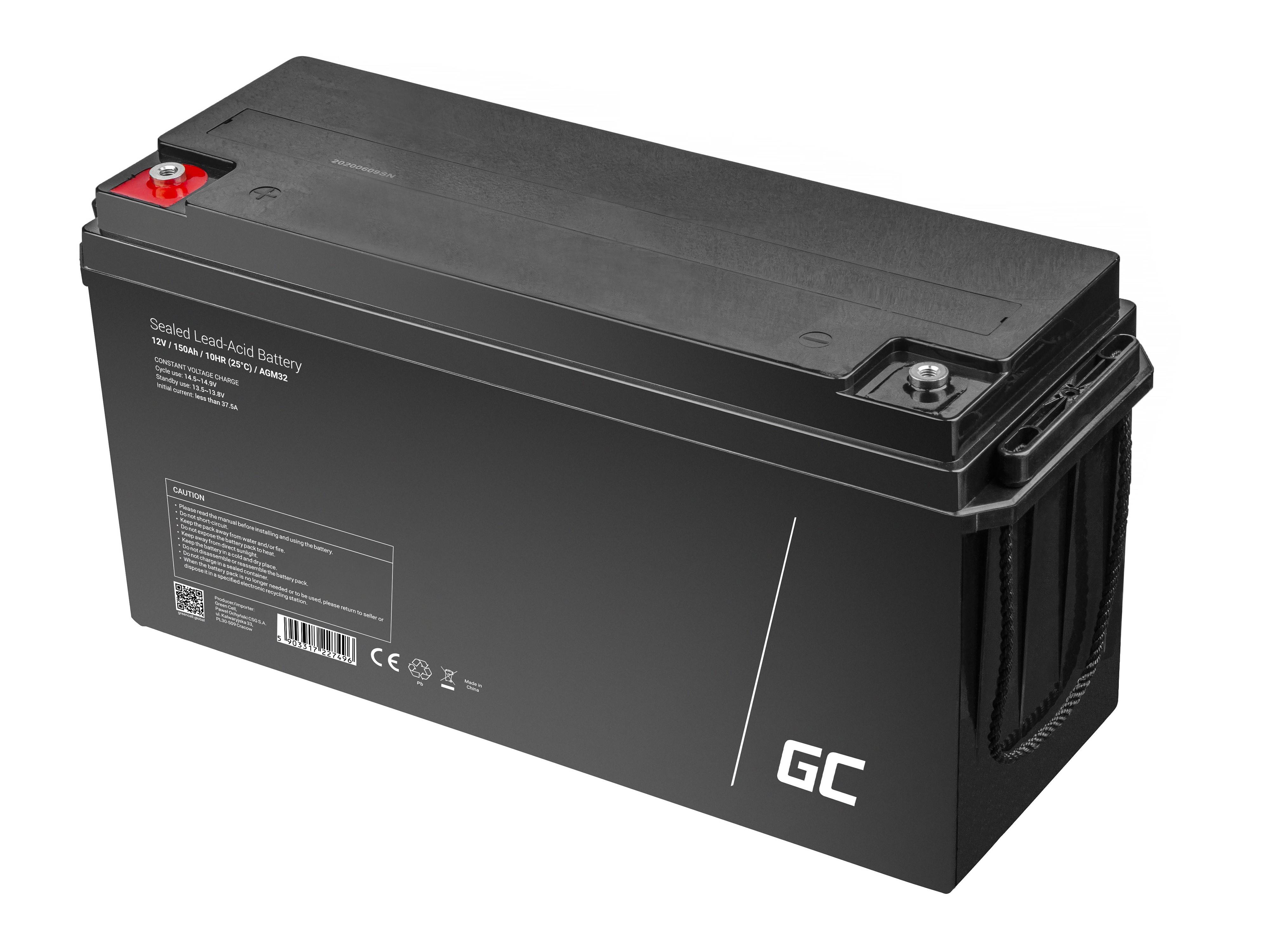 AGM-Batterie Blei-Säure VRLA - 12V - 150Ah