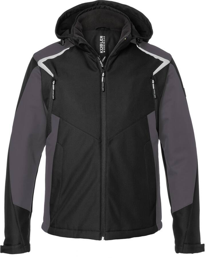Winter-Softshelljacke BODYFORCE 13255375-9997-M Größe M Farbe schwarz / anthrazit