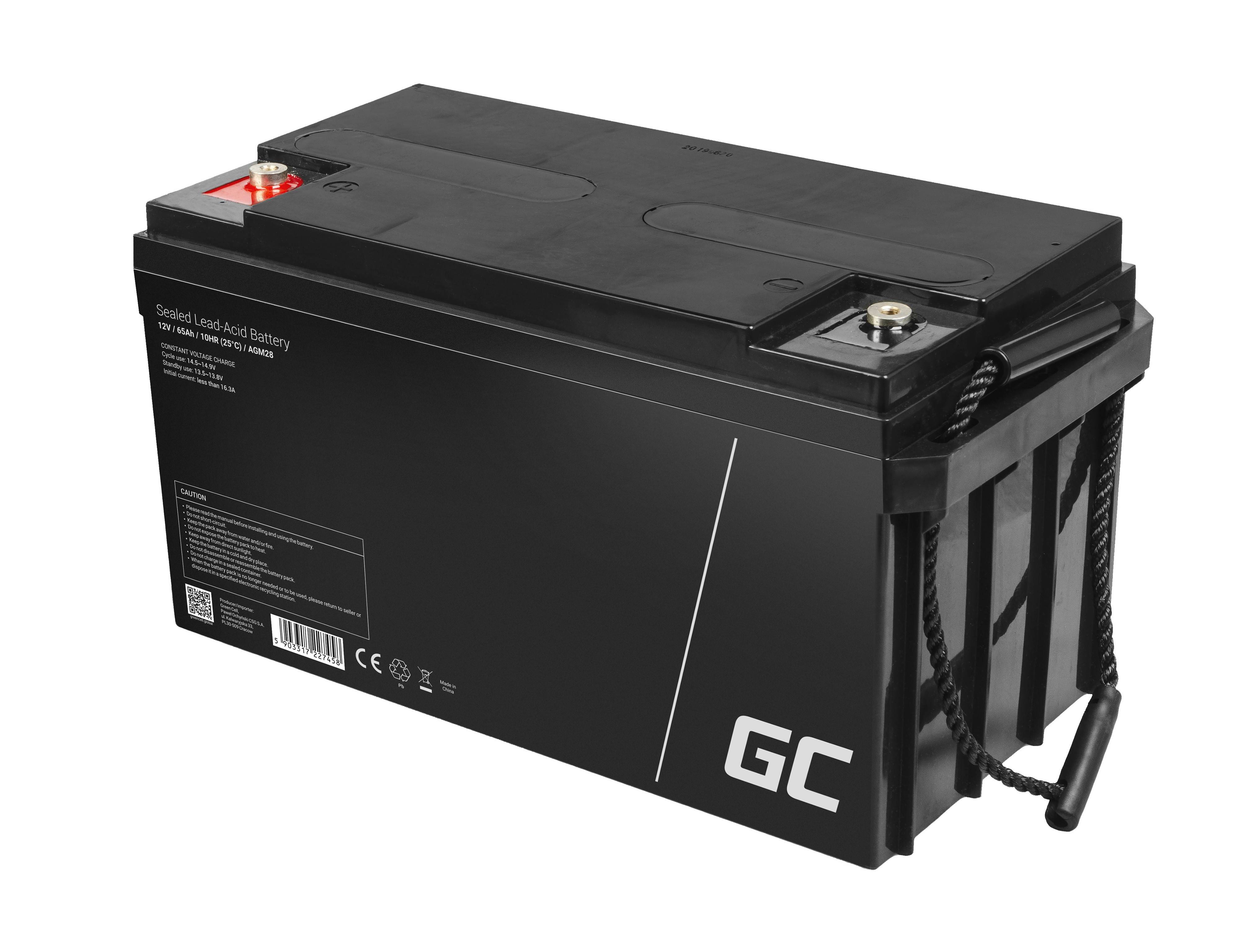 AGM-Batterie Blei-Säure VRLA - 12V - 65Ah