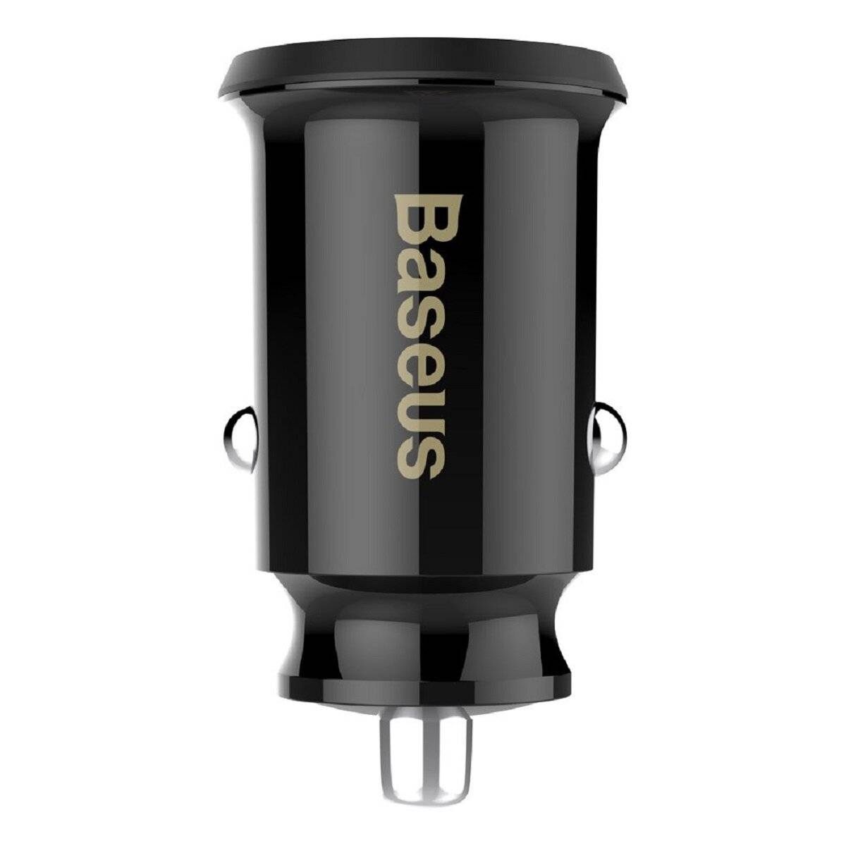 Baseus Grain Auto Ladegerät – Kompaktes Dual-USB Ladegerät mit LED-Anzeige
