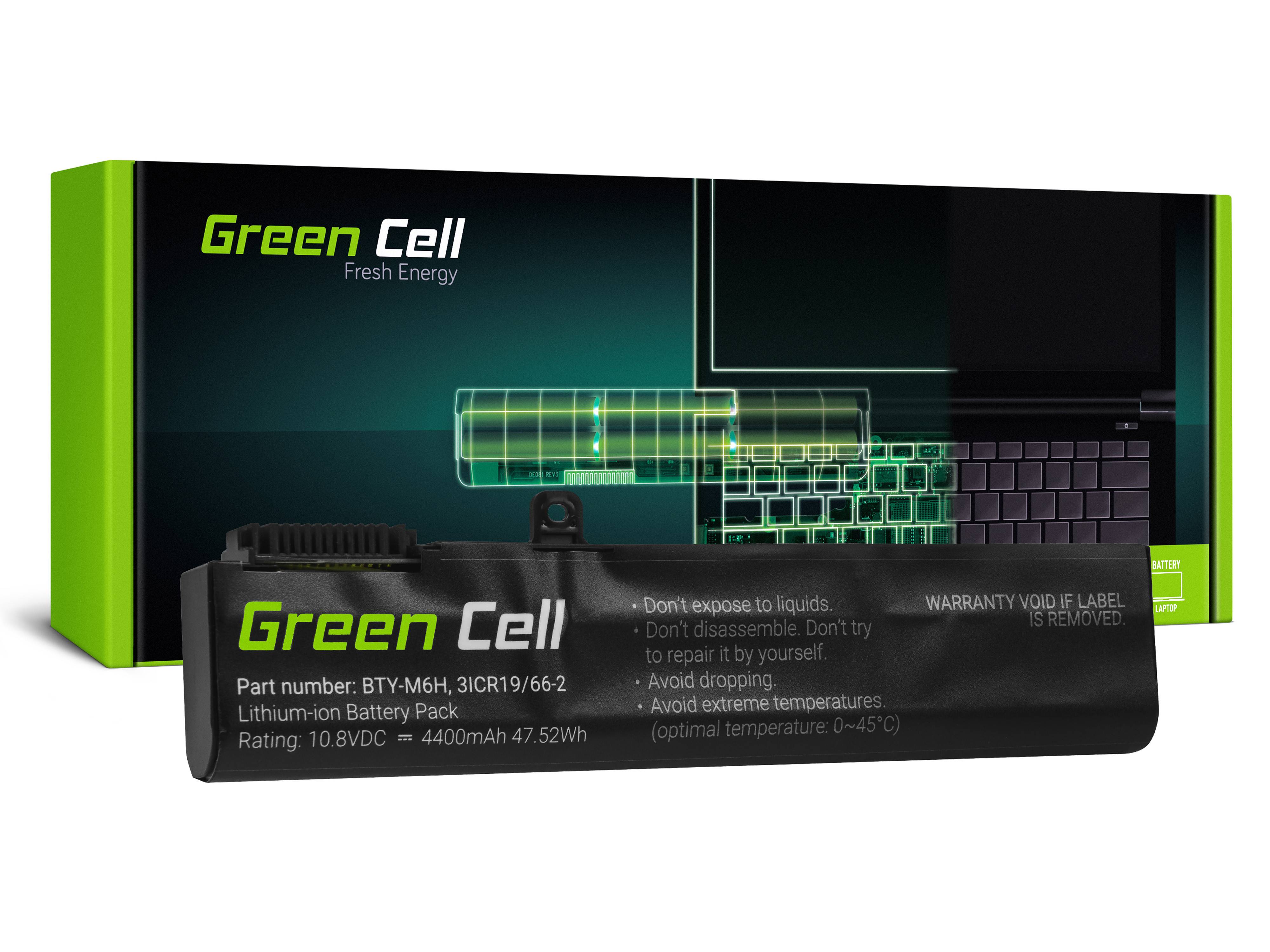 Laptop Akku BTY-M6H für MSI GE62 GE63 GE72 GE73 GE75 - 10.8V - 4400mAh