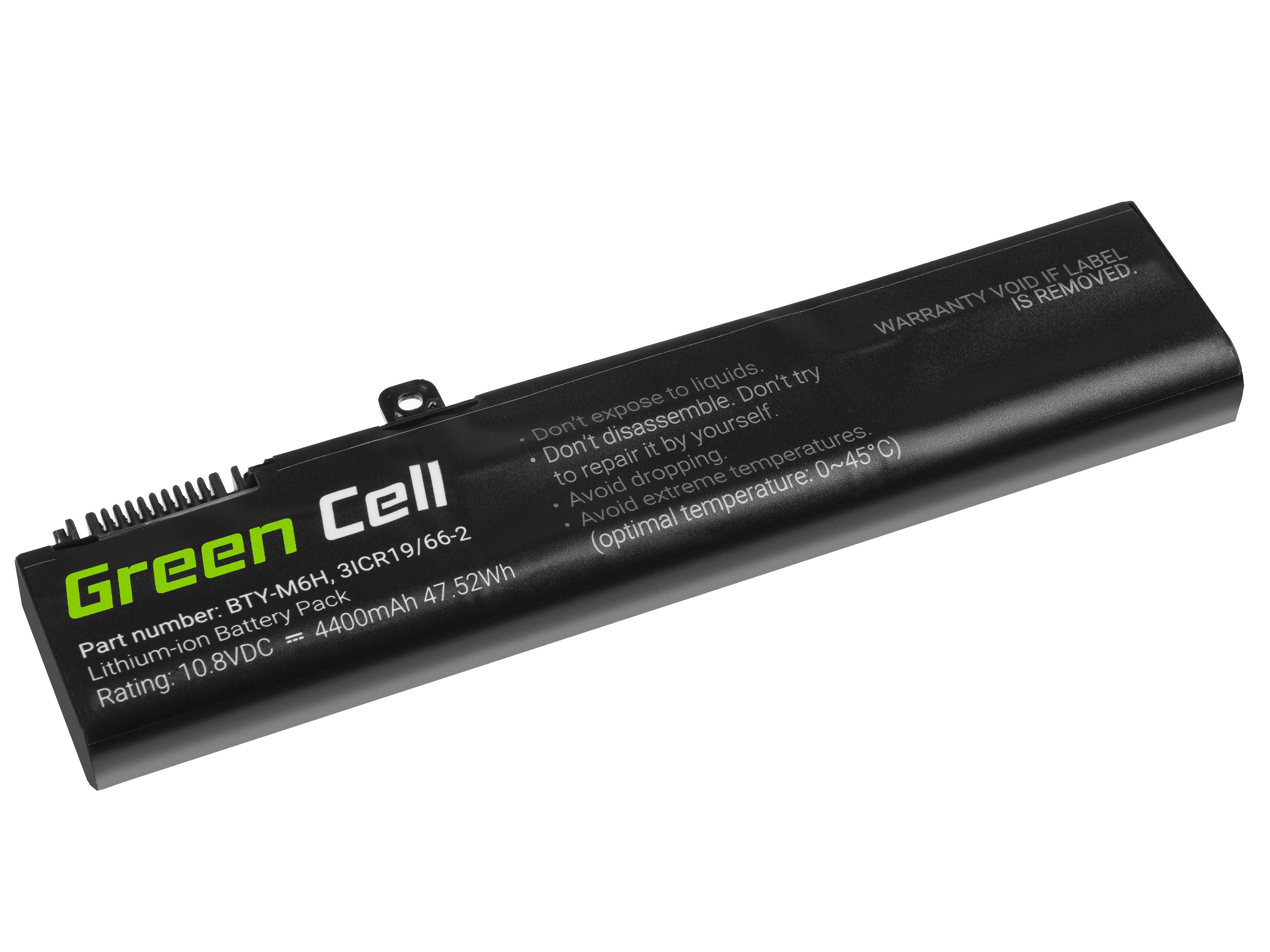 Laptop Akku BTY-M6H für MSI GE62 GE63 GE72 GE73 GE75 - 10.8V - 4400mAh