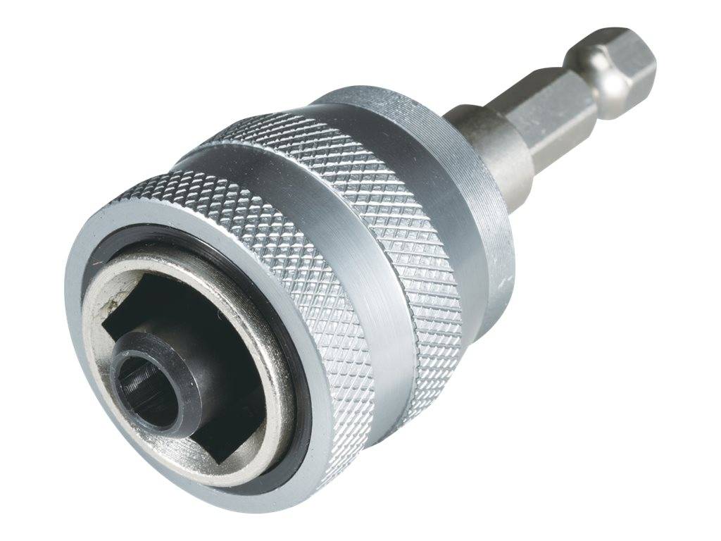 Metallschnellkupplungs-Druckluftschlauch-Verbindungsstück mit gerilltem silbernem Gehäuse und männlichem Stecker auf weißem Hintergrund